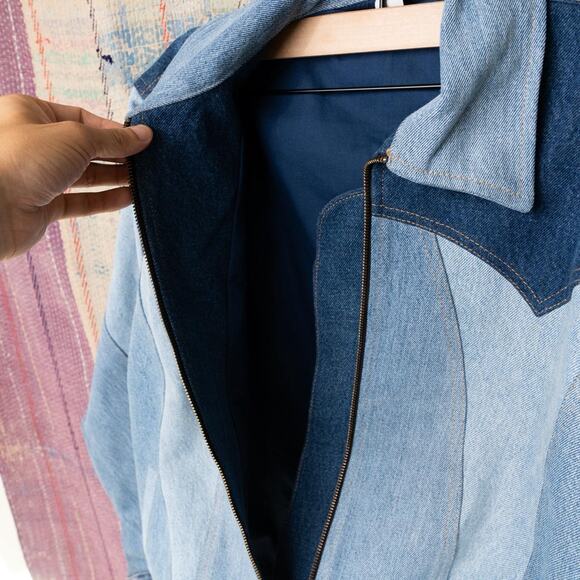 Custom Upcycled levis denim jacket , One of One Rework - Picture 7 of 7